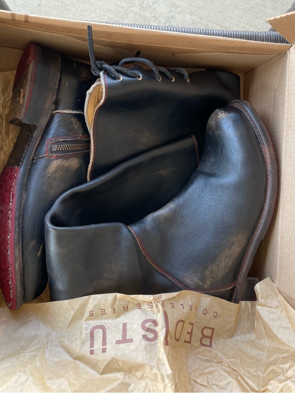 Tall Leather Boots - Picture 12 of 13